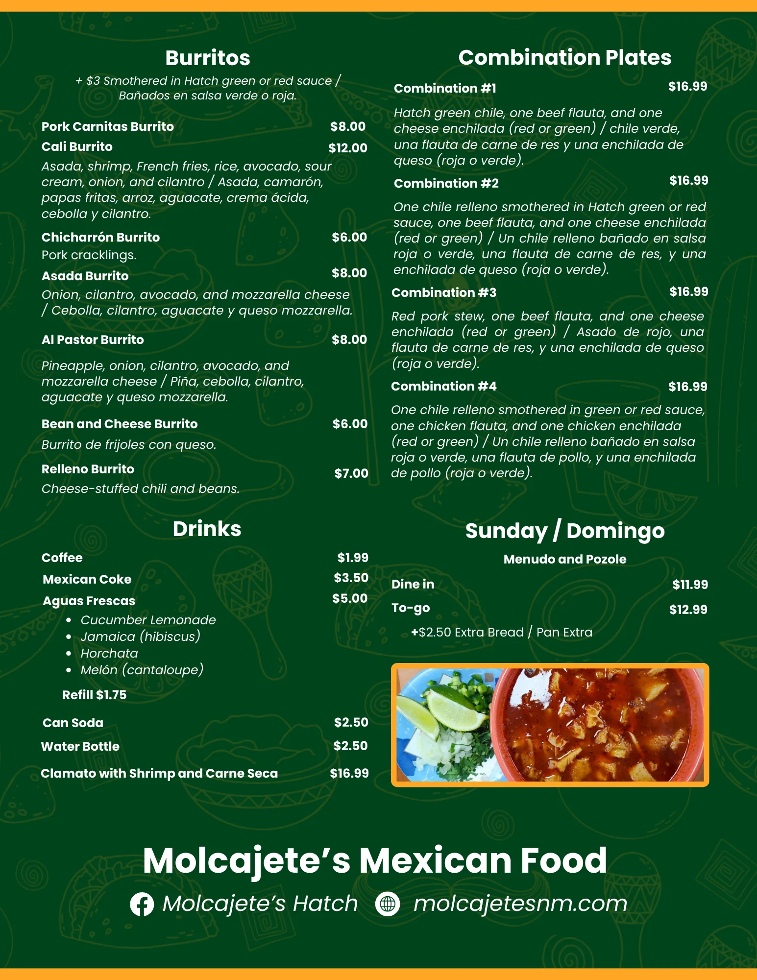 Hatch Menu 6